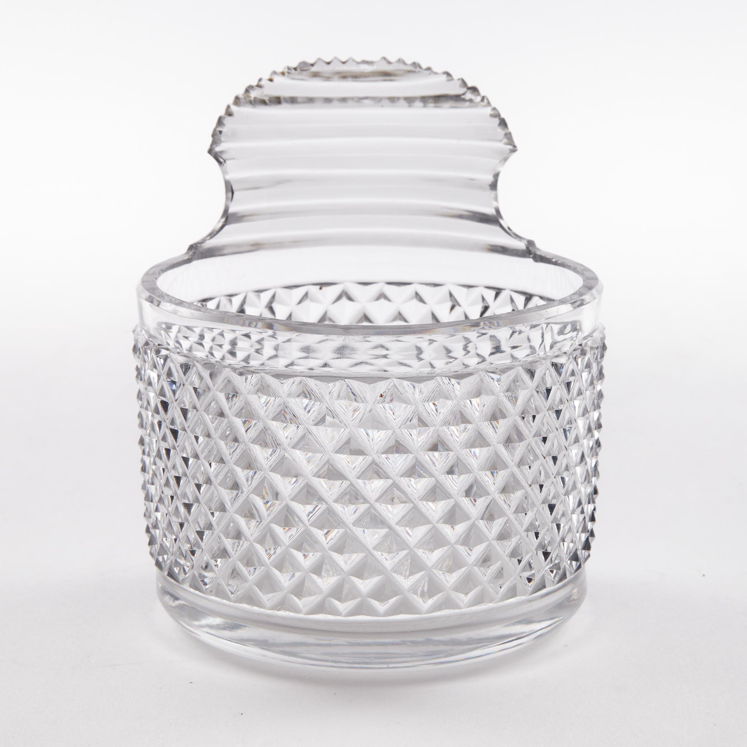Anglo-Irish Cut Glass Piggin, early