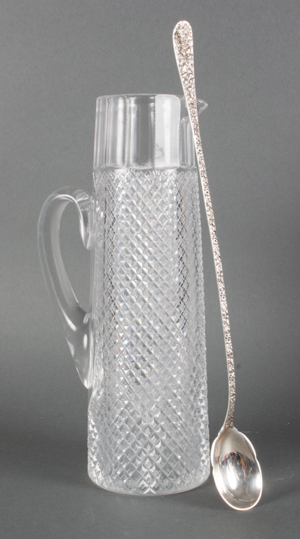 Anglo-Irish cut glass pitcher and