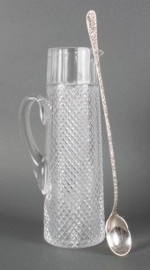 Anglo-Irish cut glass pitcher