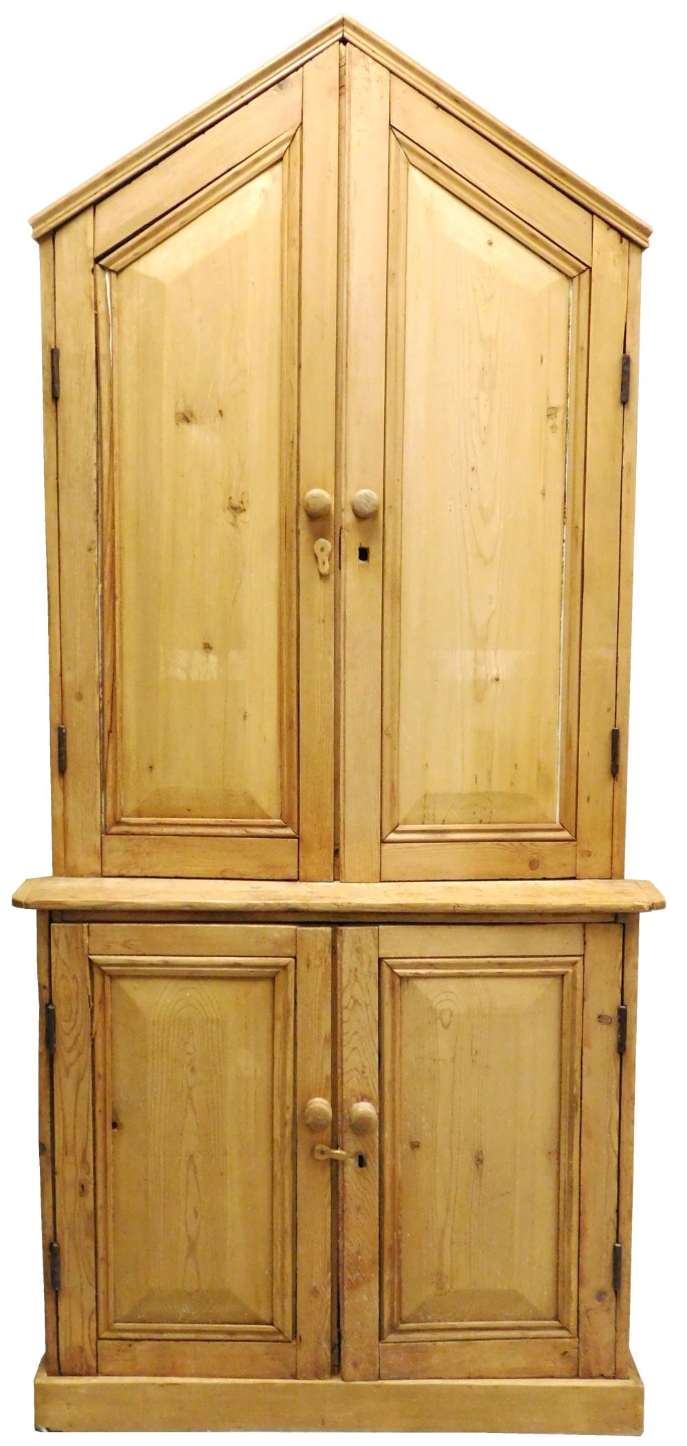 ANGLO-IRISH PINE CABINET WITH
