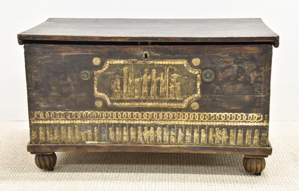Anglo/Indian blanket chest, 19th