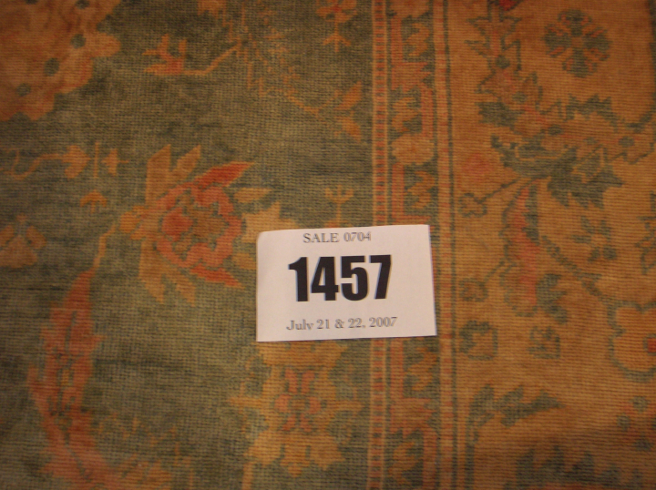 Angora Oushak Carpet,  9' 8" x 14'.