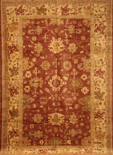 Angora Oushak Carpet,  9' 9" x 14'.