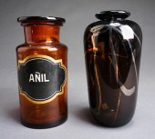 ANIL GLASS APOTHECARY BOTTLE W