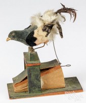 ANIMATED BIRD SQUEAK TOY, 19TH
