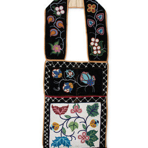 Anishinaabe Beaded Bandolier Bag ca