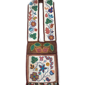 Anishinaabe Beaded Bandolier Bag