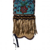Anishinaabe Beaded Hide Tobacc