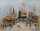 ANITA, BROADWAY, OIL ON CANVAS