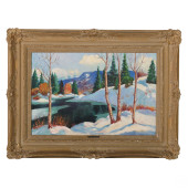 ANITA MCNAMEE 20C. WINTER SNOW
