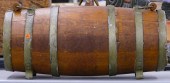 Anitque Oak Handled Barrel Cas