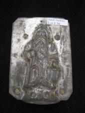 Anitque Tin Chocolate Mold of