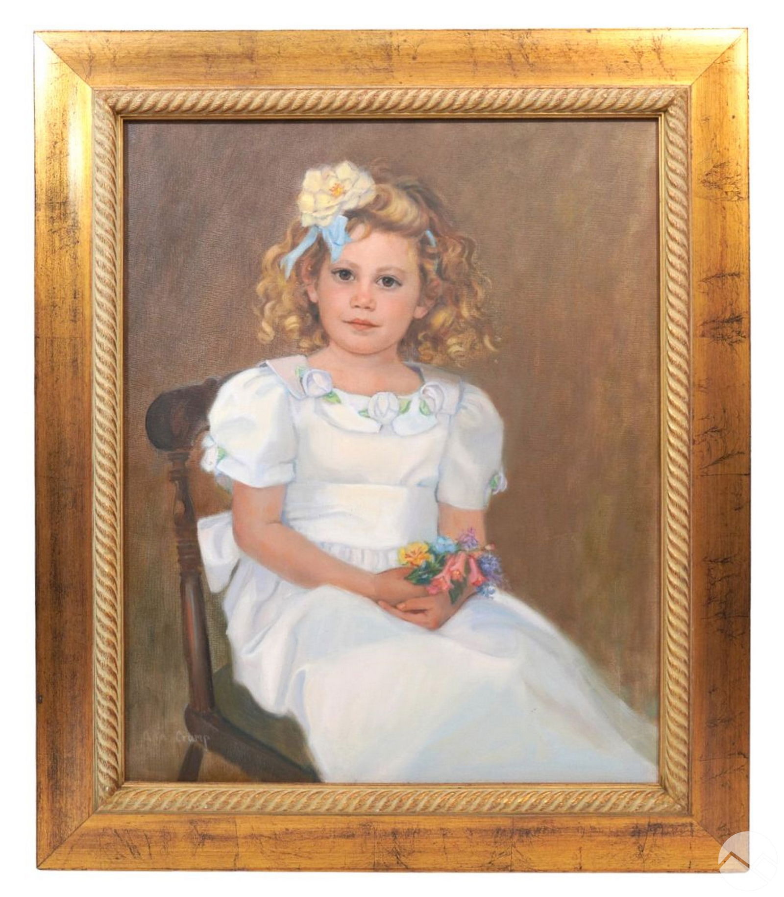 ANN CRUMP 1939-2007 GIRL PORTRAIT