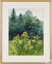 ANN WYETH MCCOY, WATERCOLOR OF