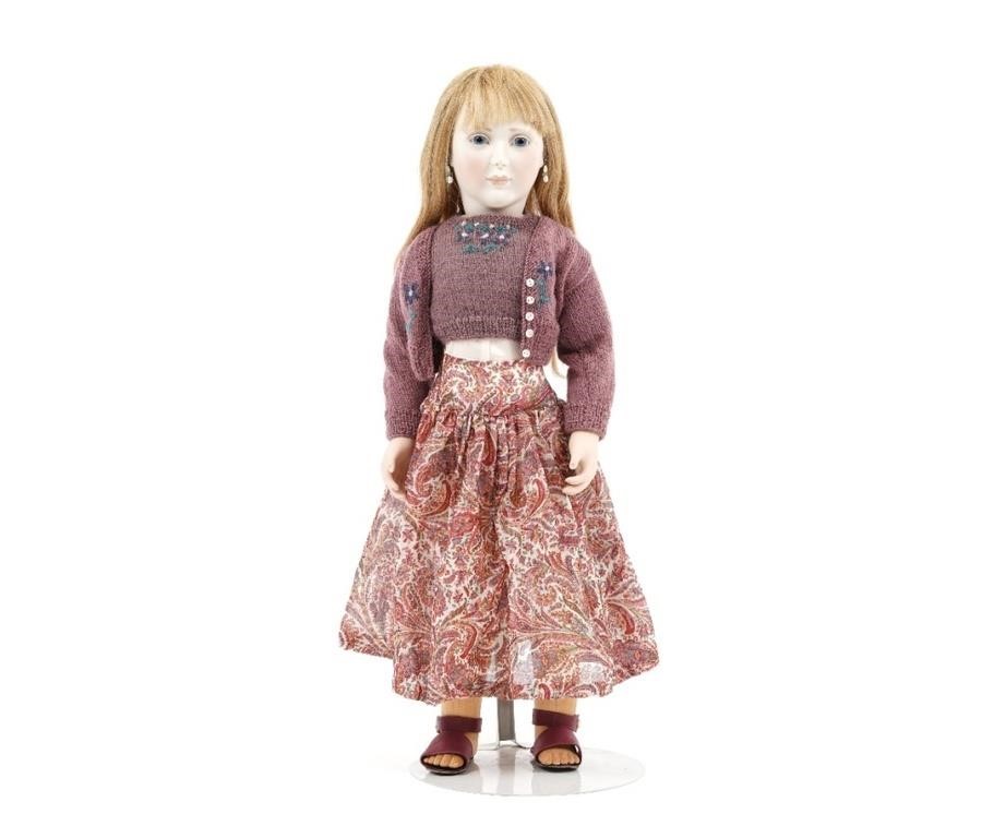 "Anna Blonde" artist doll by