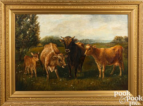 ANNA C. FREELAND, OIL ON CANVAS