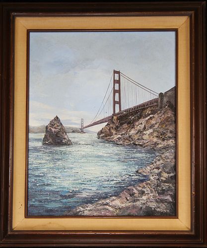 ANNA CHRASTA (B. 1943) "GOLDEN GATE