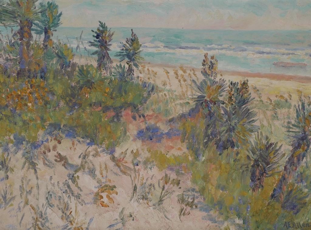 ANNA ELIZABETH ALLEN, OIL ON