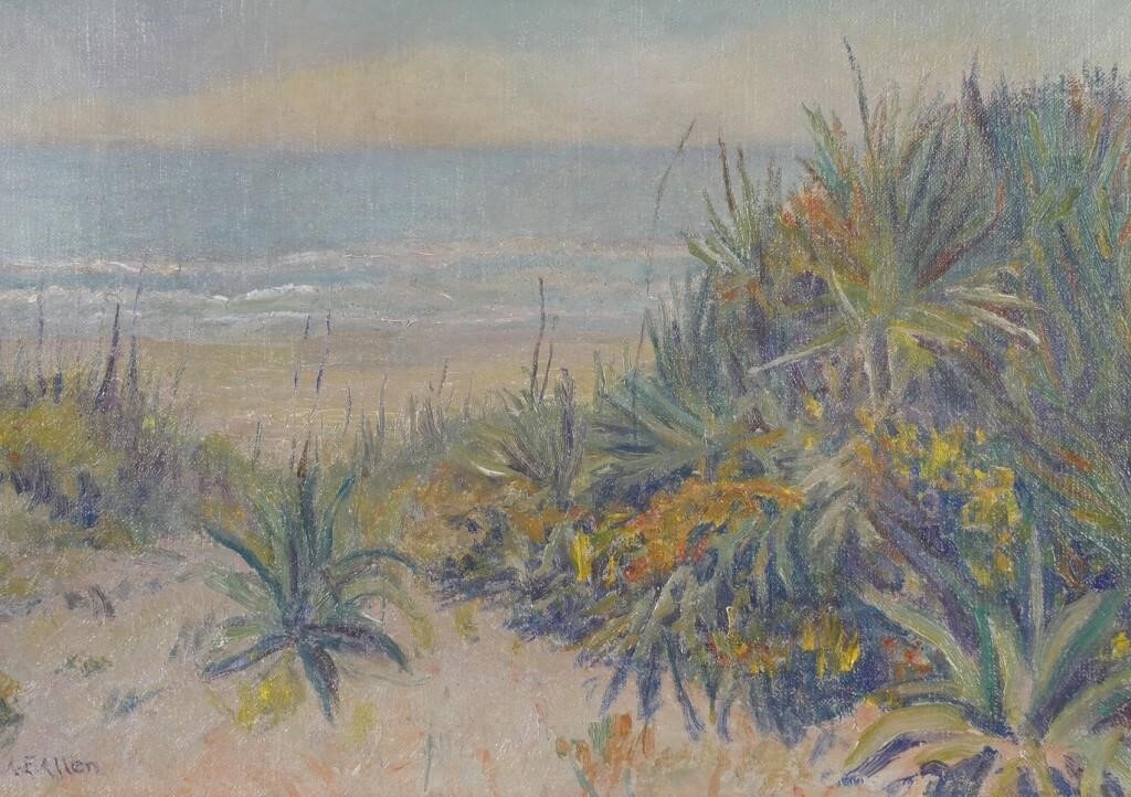 ANNA ELIZABETH ALLEN, OIL ON