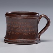 Anna Pottery Frog Mug with Poe