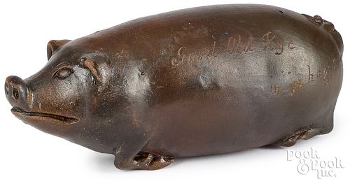 ANNA POTTERY STONEWARE PIG