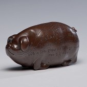 Anna Pottery Stoneware Railway