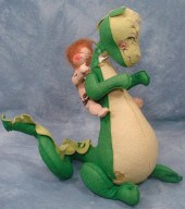 Annalee Dragon with Bush Baby