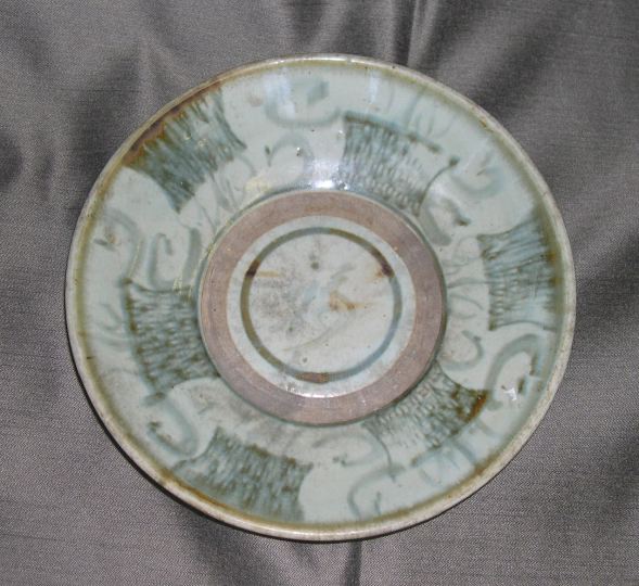 Annamese Blue-Green and Gray-Glazed