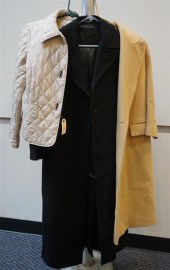 ANNE KLEIN TAN WOOL COAT, FIFT