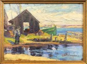 ANNE RAMSDELL CONGDON OIL ON B