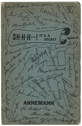 ANNEMANN, THEO. SHHH--! IT'S A