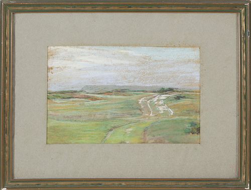 ANNIE BARKER FOLGER PASTEL ON PAPER