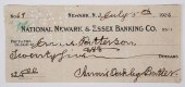 ANNIE OAKLEY SIGNED CHECK, 192