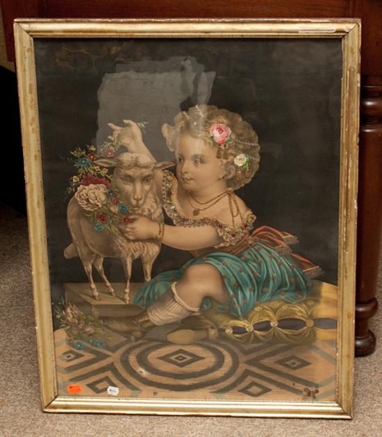 Anonymous Child with Lamb color