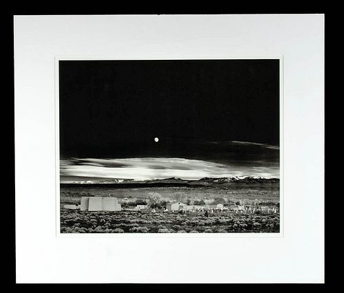 ANSEL ADAMS "MOONRISE, HERNANDEZ,