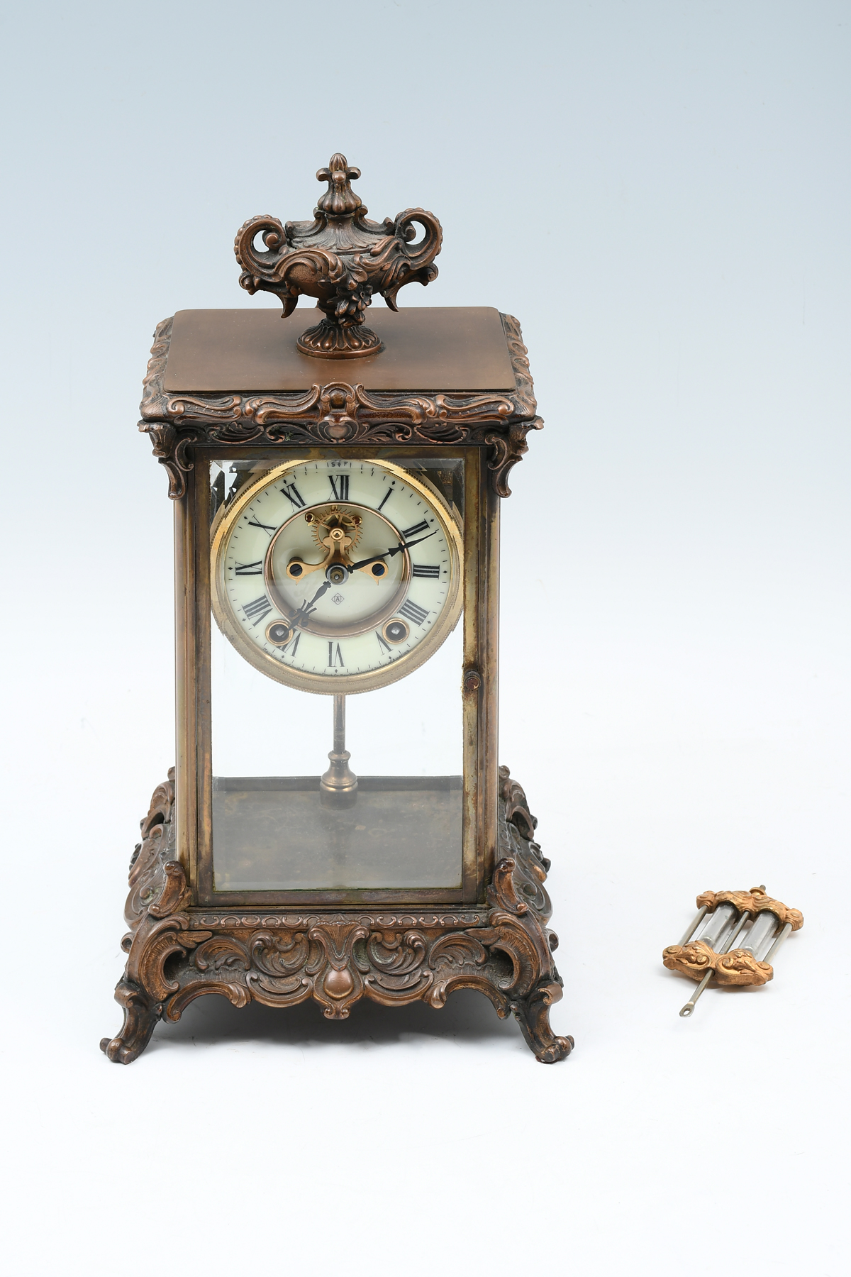 ANSONIA ANNIVERSARY CLOCK: Enameled