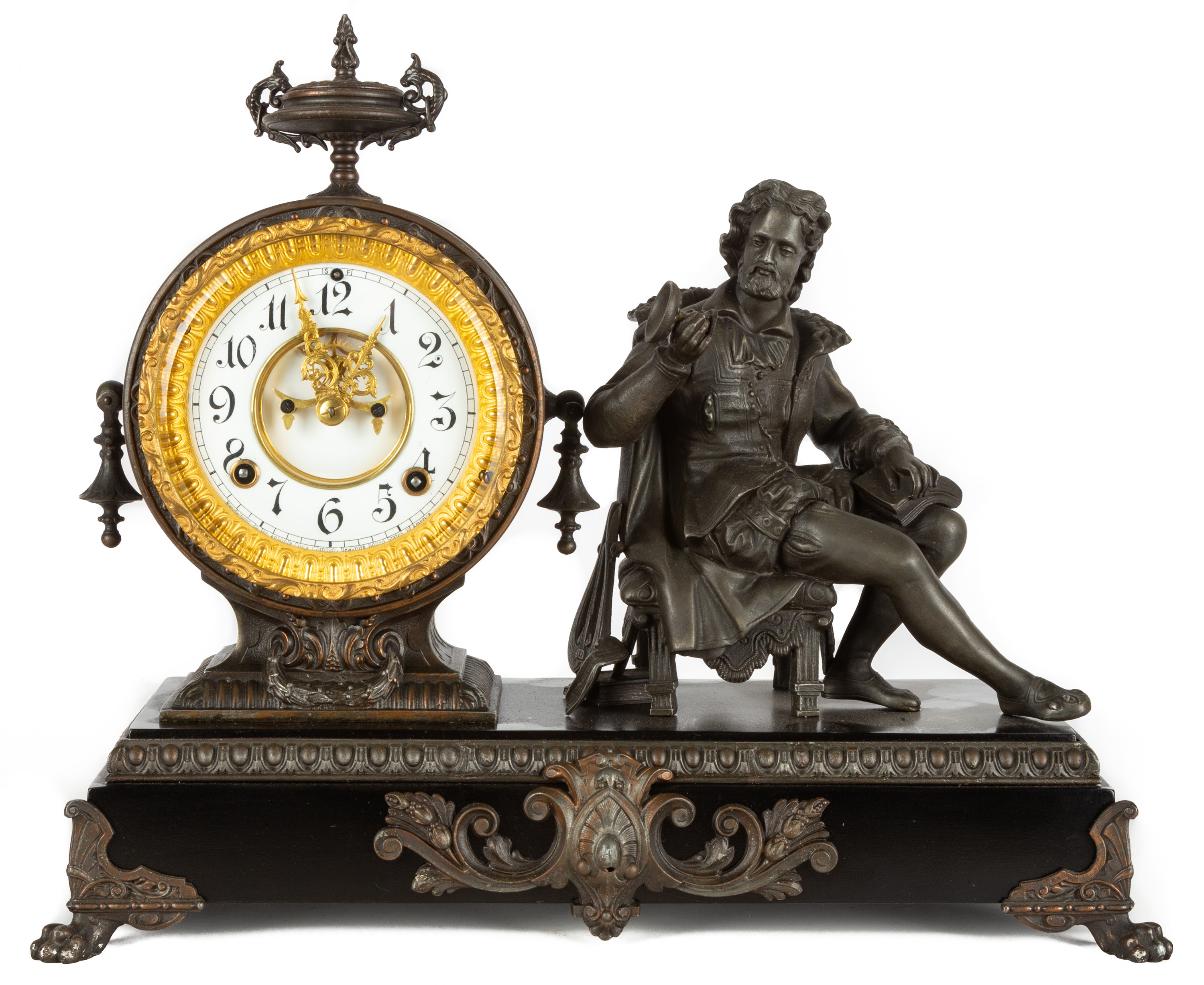 ANSONIA ARION MODEL FIGURAL CLOCK