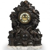 ANSONIA ART NOUVEAU MANTLE CLO