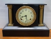 ANSONIA BLACK ENAMEL METAL AND