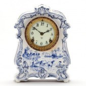 ANSONIA BLUE AND WHITE DELFT M