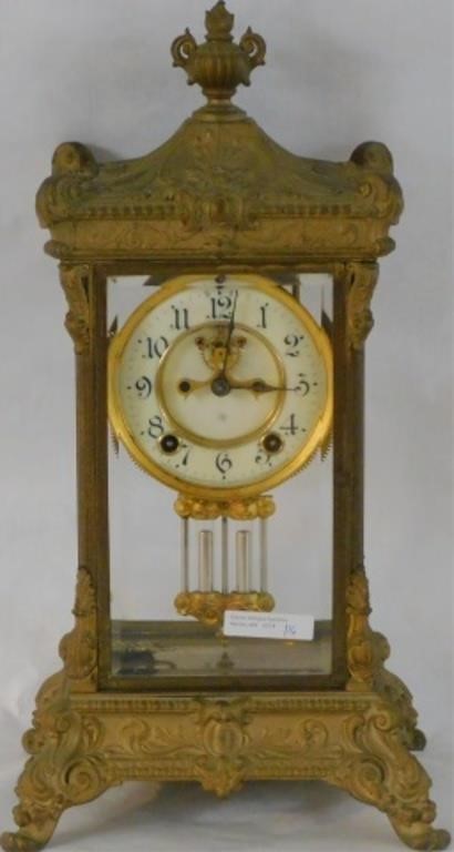 ANSONIA BRASS AND GLASS REGULATOR