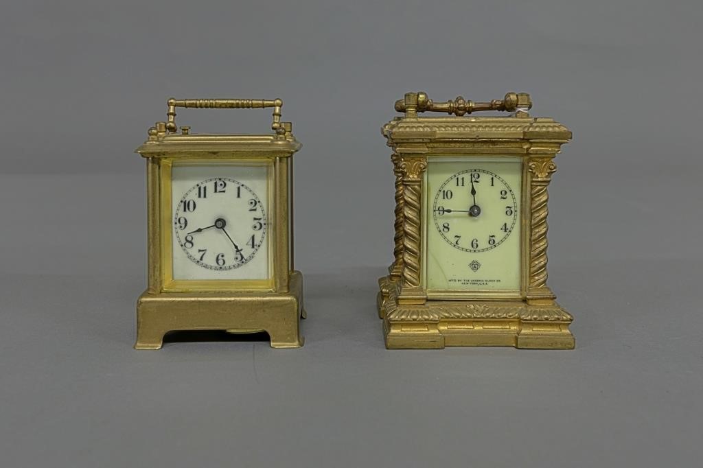 Ansonia brass cased carriage