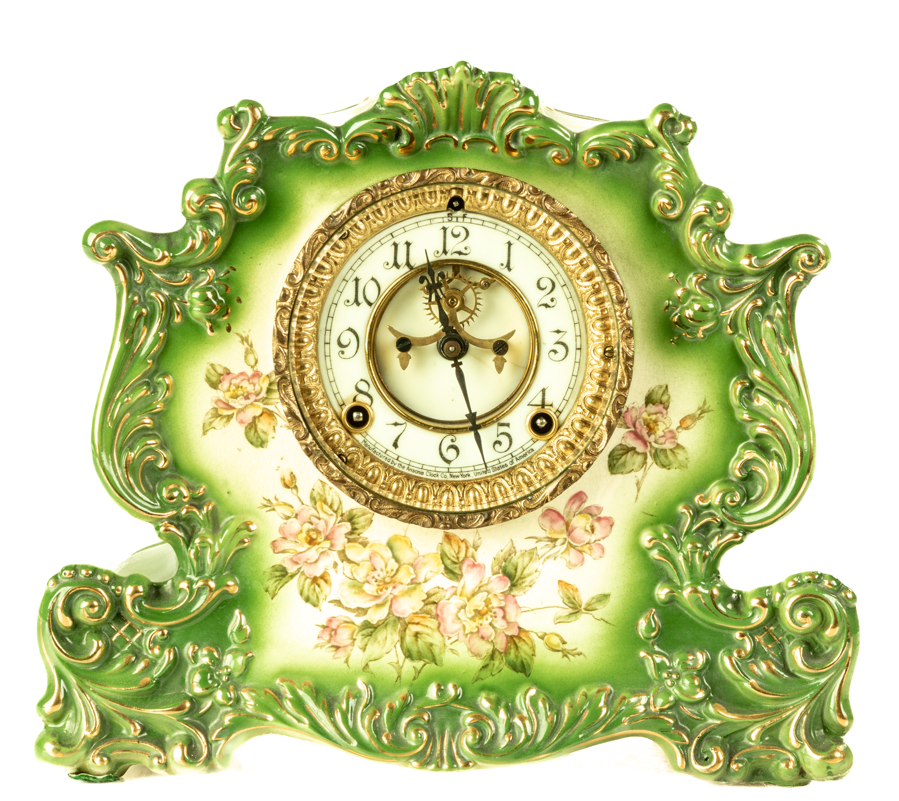 ANSONIA CHINA CLOCK Early 20th