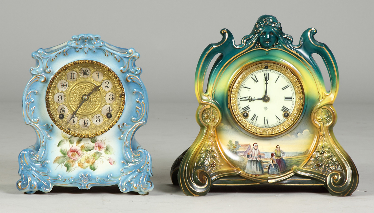 Ansonia China ClockRoyal Bonn