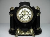 Ansonia Clock Co. black lacque