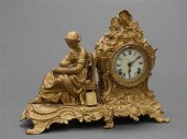 ANSONIA CLOCK CO GILT METAL FI