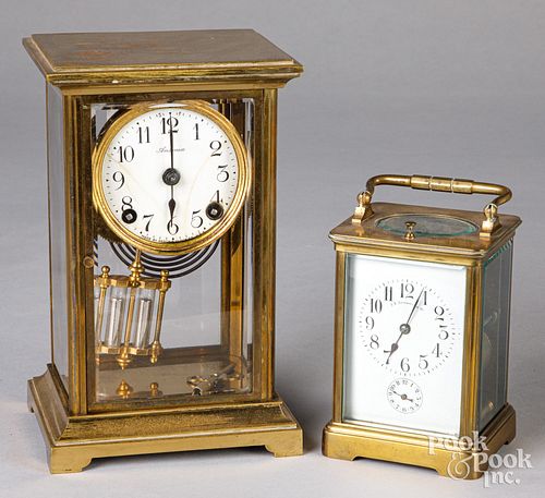 ANSONIA CRYSTAL REGULATOR CLOCK AND