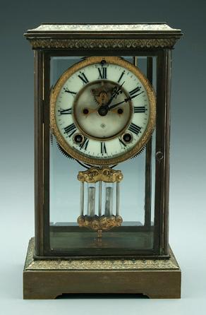 Ansonia crystal regulator clock,