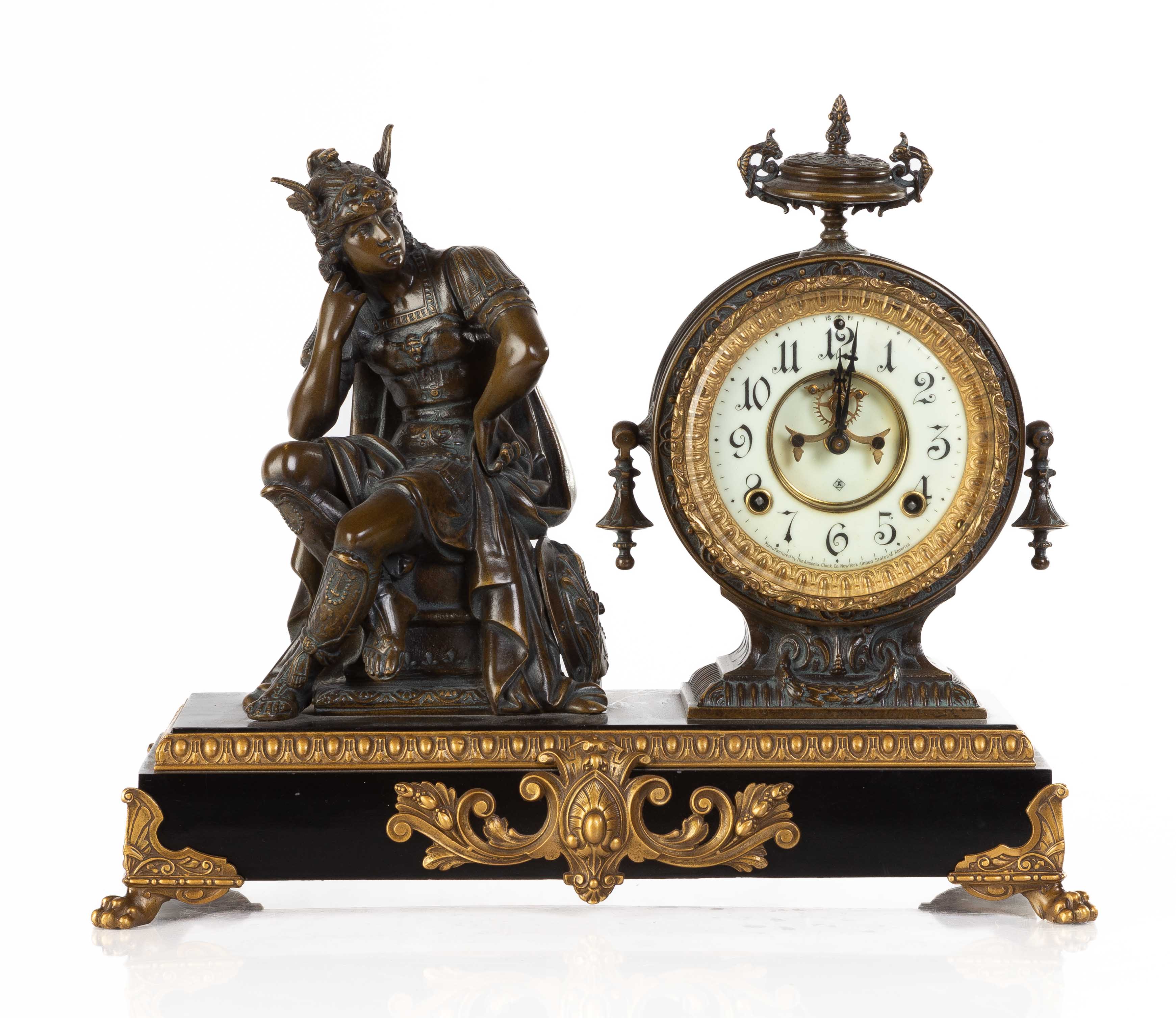 ANSONIA FIGURAL CLOCK Late 19th