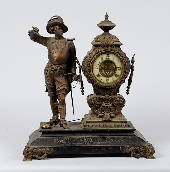 Ansonia Figural Mantle Clock